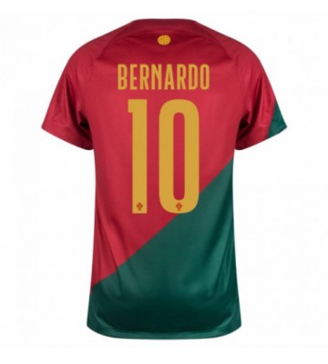 Portugal Bernardo Silva #10 Hjemmedrakt VM 2022 Kortermet